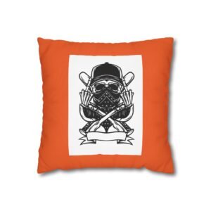 Gangster Square Poly Canvas Pillowcase