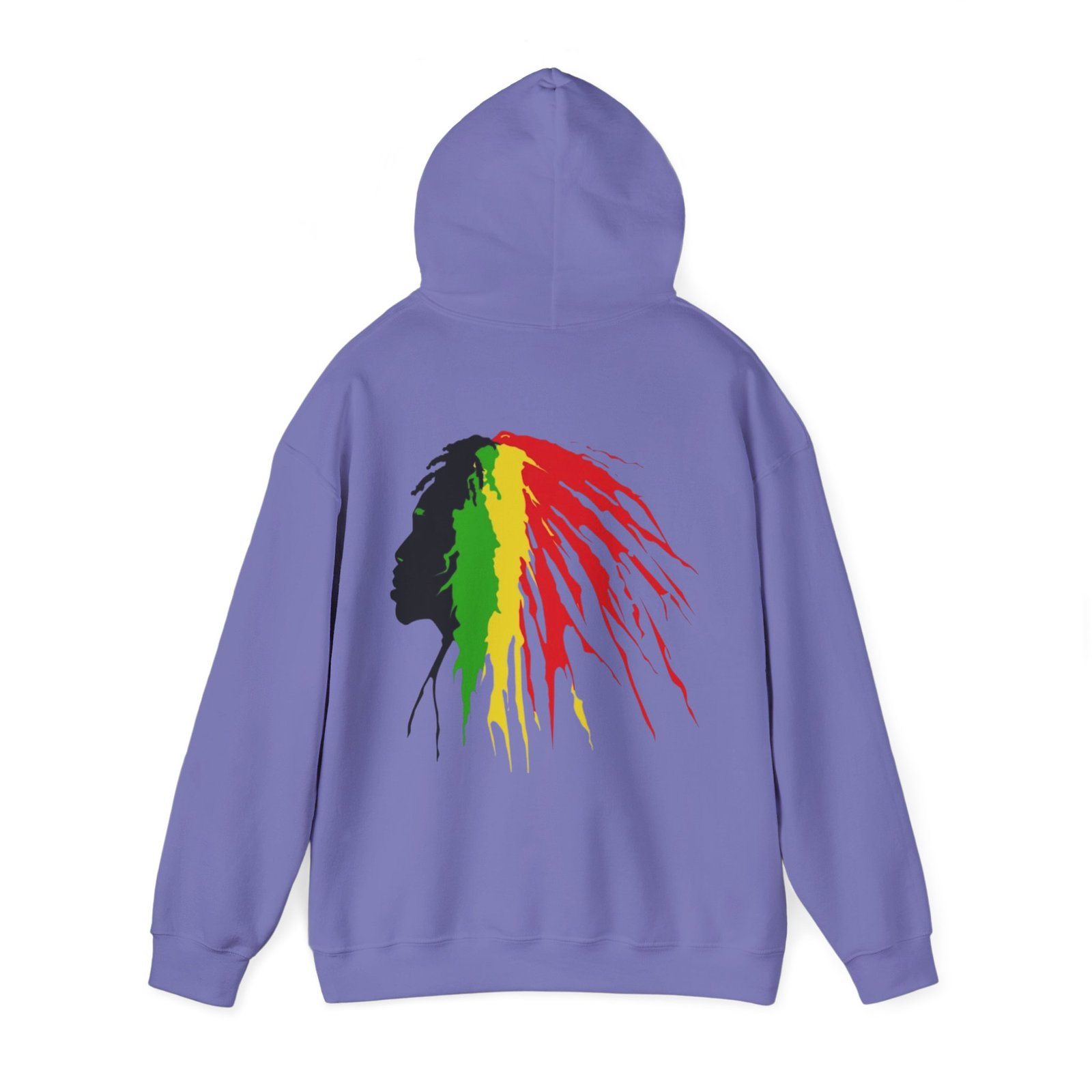 Quote Rasta Reggae Jamaica Hoodie Unisex Heavy Blend™ Hooded Sweatshirt 08 - Image 55