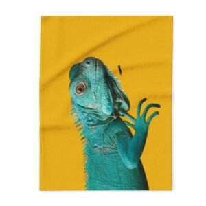 Blanket - Reptiles Frogs  Lizards Bearded Dragons Gheko Water Dragons Iguanas Print