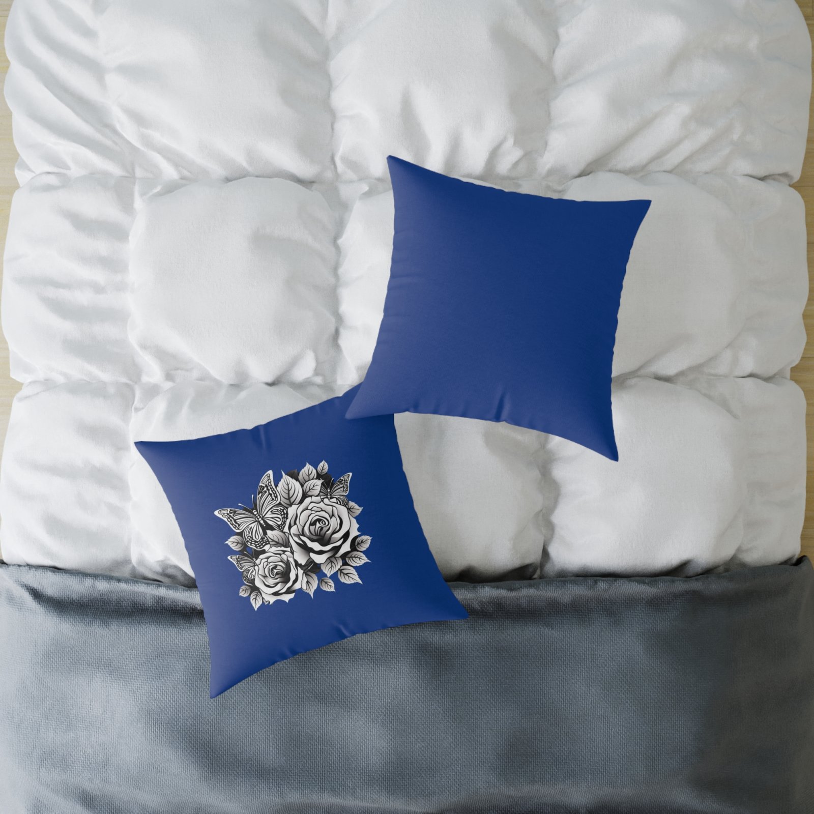 Butterfly Square Poly Canvas Pillow - Image 12
