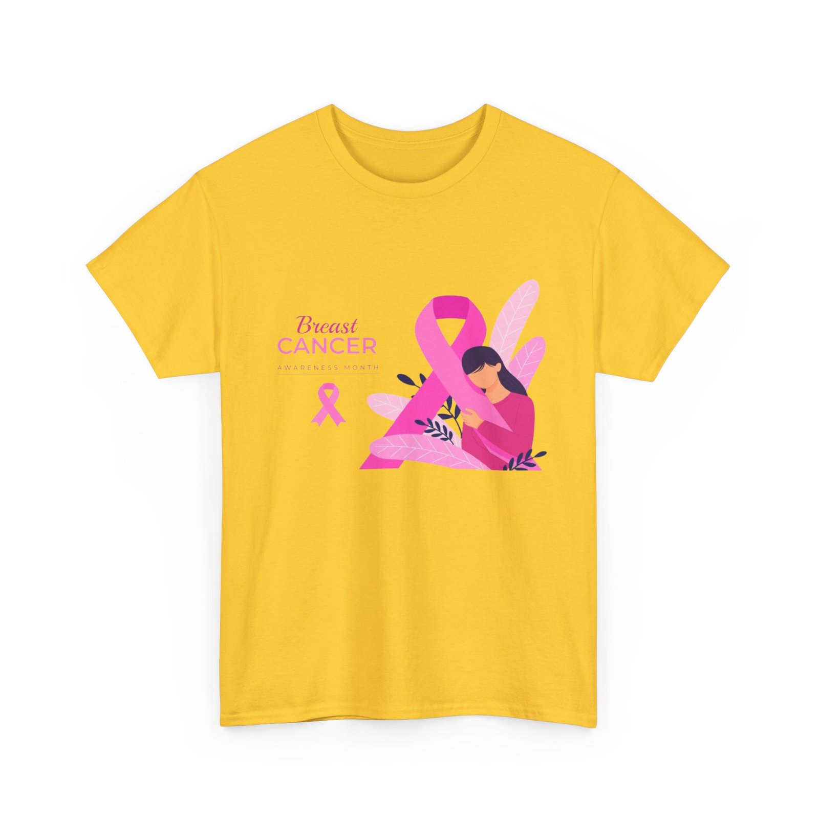 Breast Cancer Awareness Unisex Heavy Cotton Tee - Image 39