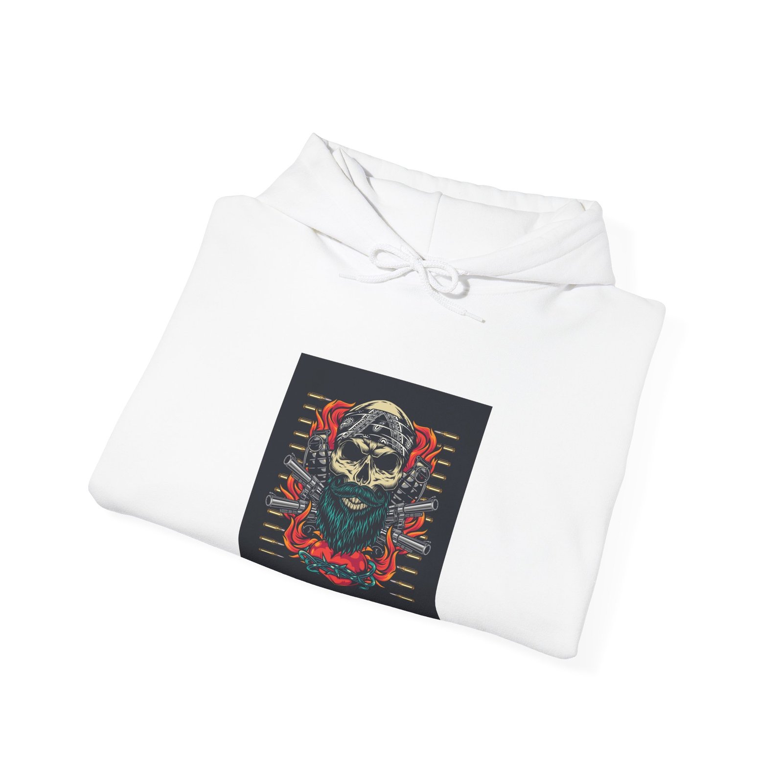 Skull Tattoo Unisex Heavy Blend™ Hooded Sweatshirt - Image 4