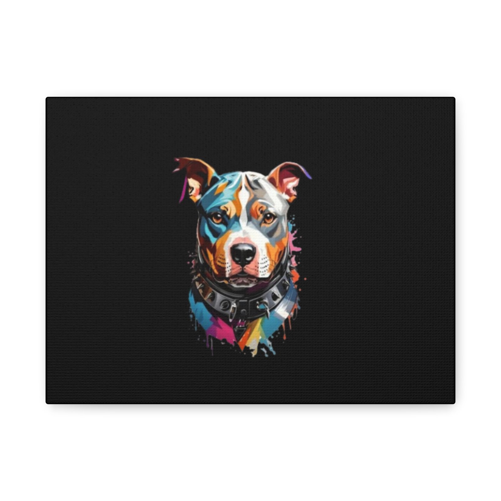 Bull Terrier Dog Canvas Art - 1.25" Stretched Matte Print for Pet Lovers - Image 5