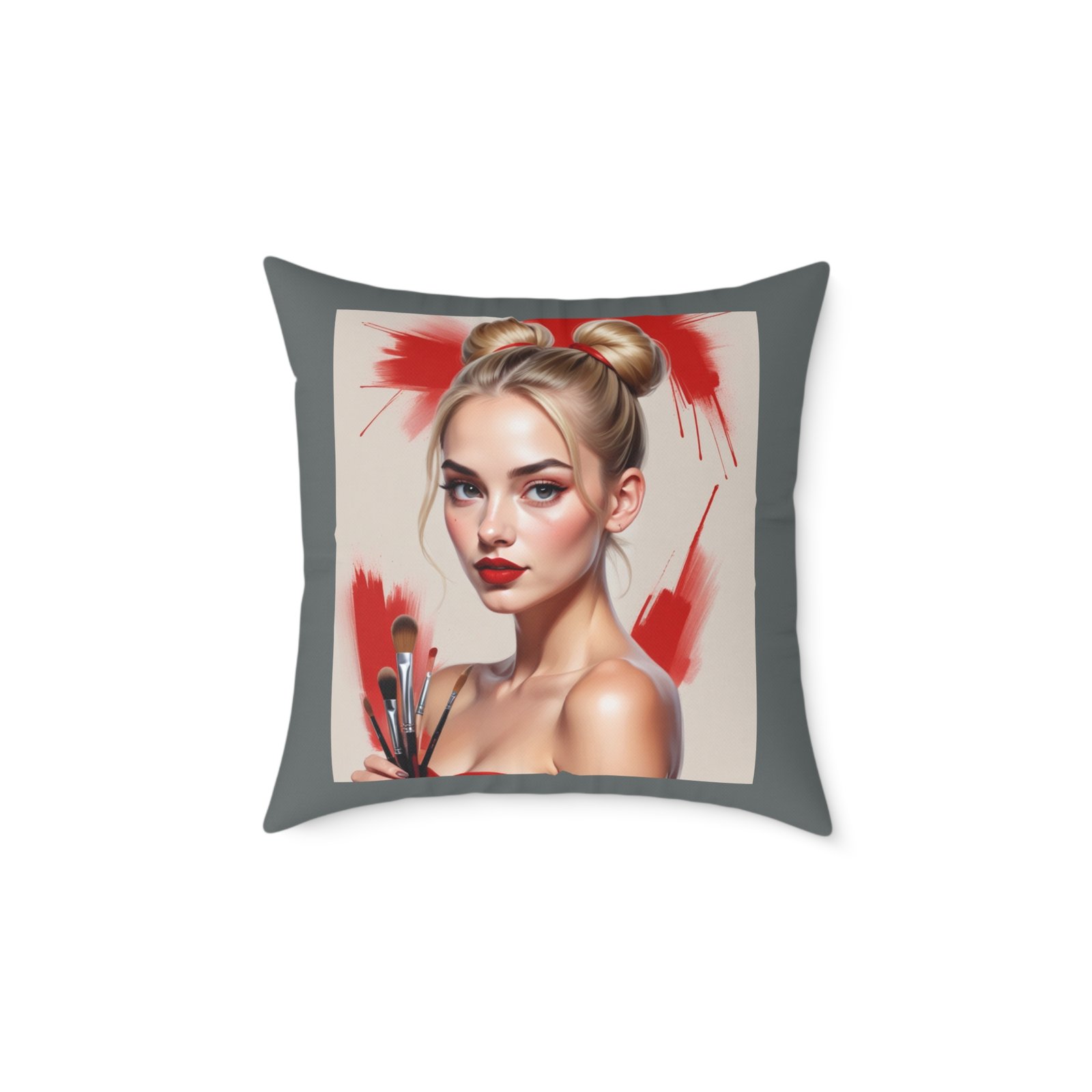 Mine Square Poly Canvas Pillow - Image 9