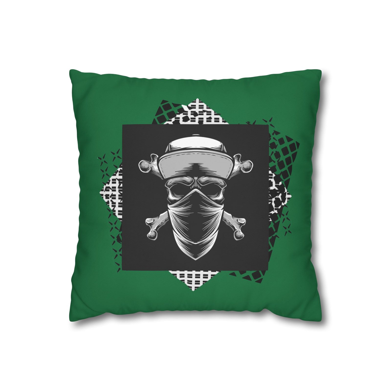 Gangster Square Poly Canvas Pillowcase