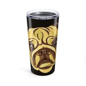 Bulldog Dog Lover Tumbler | Green Pet Design | Perfect Gift for Animal Enthusiasts