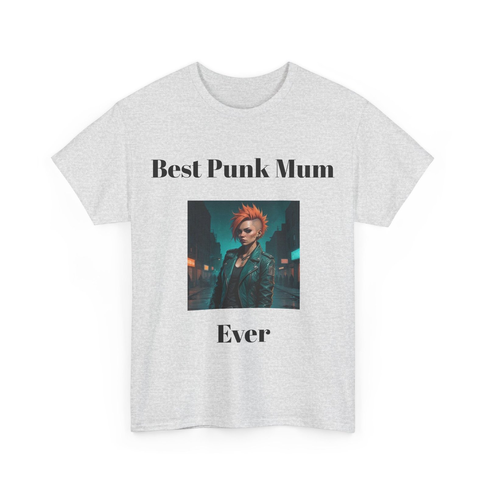 Punk Mother Daughter Father Son Grandparents Grandkids Matching Unisex Heavy Cotton Te - Image 7