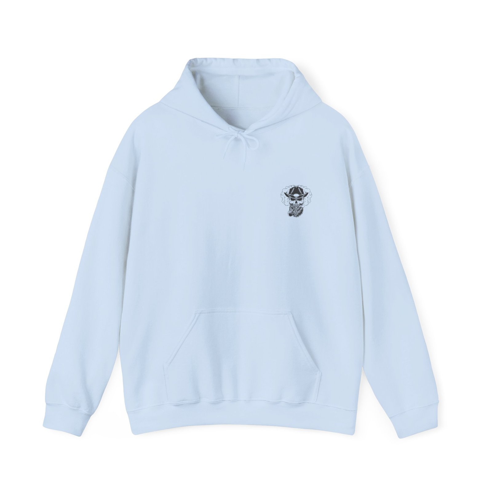 Gangster Skull Tattoo Hooded Sweatshirt. Unisex Heavy Blend™ Hooded Sweatshirt - Image 41