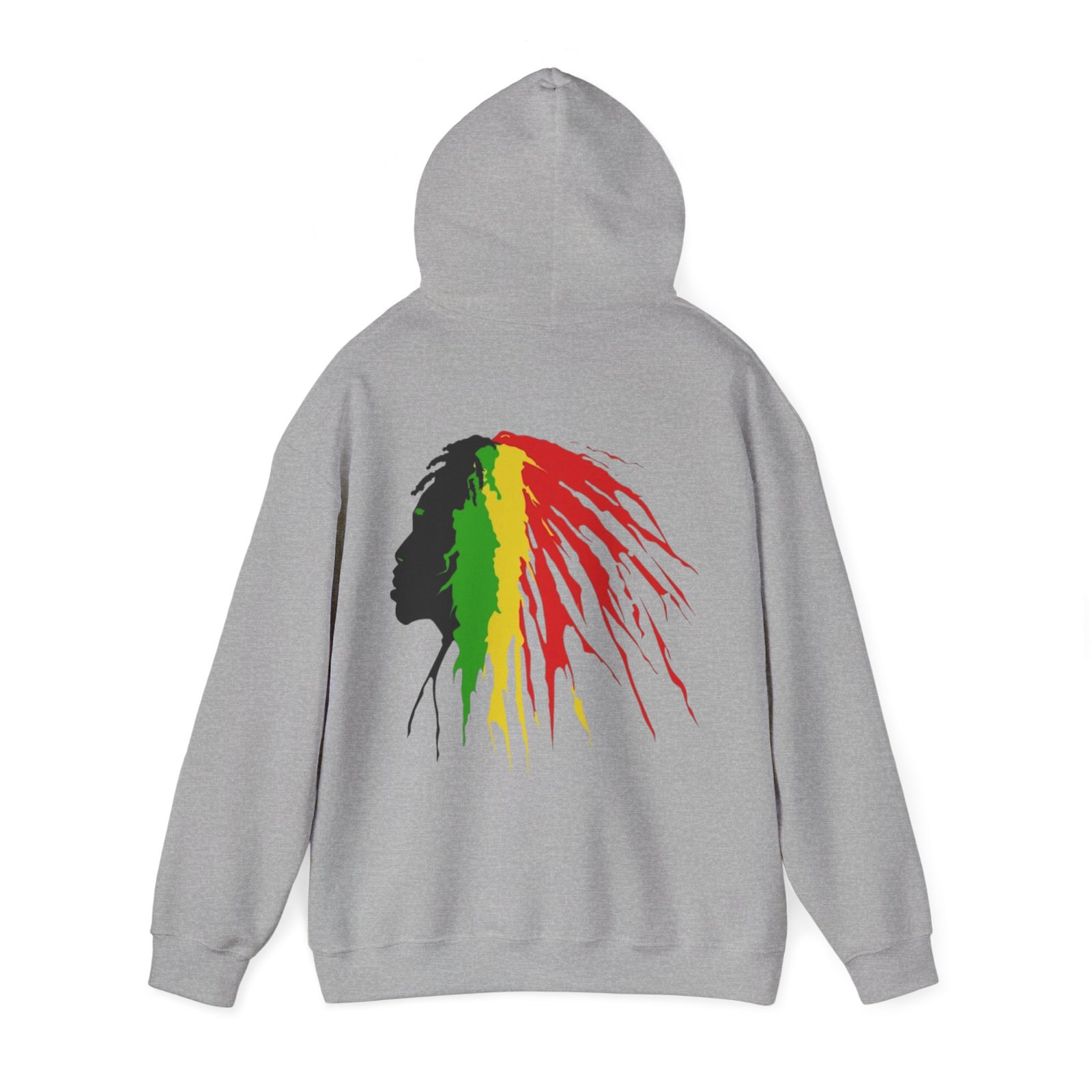 Quote Rasta Reggae Jamaica Hoodie Unisex Heavy Blend™ Hooded Sweatshirt 08 - Image 19