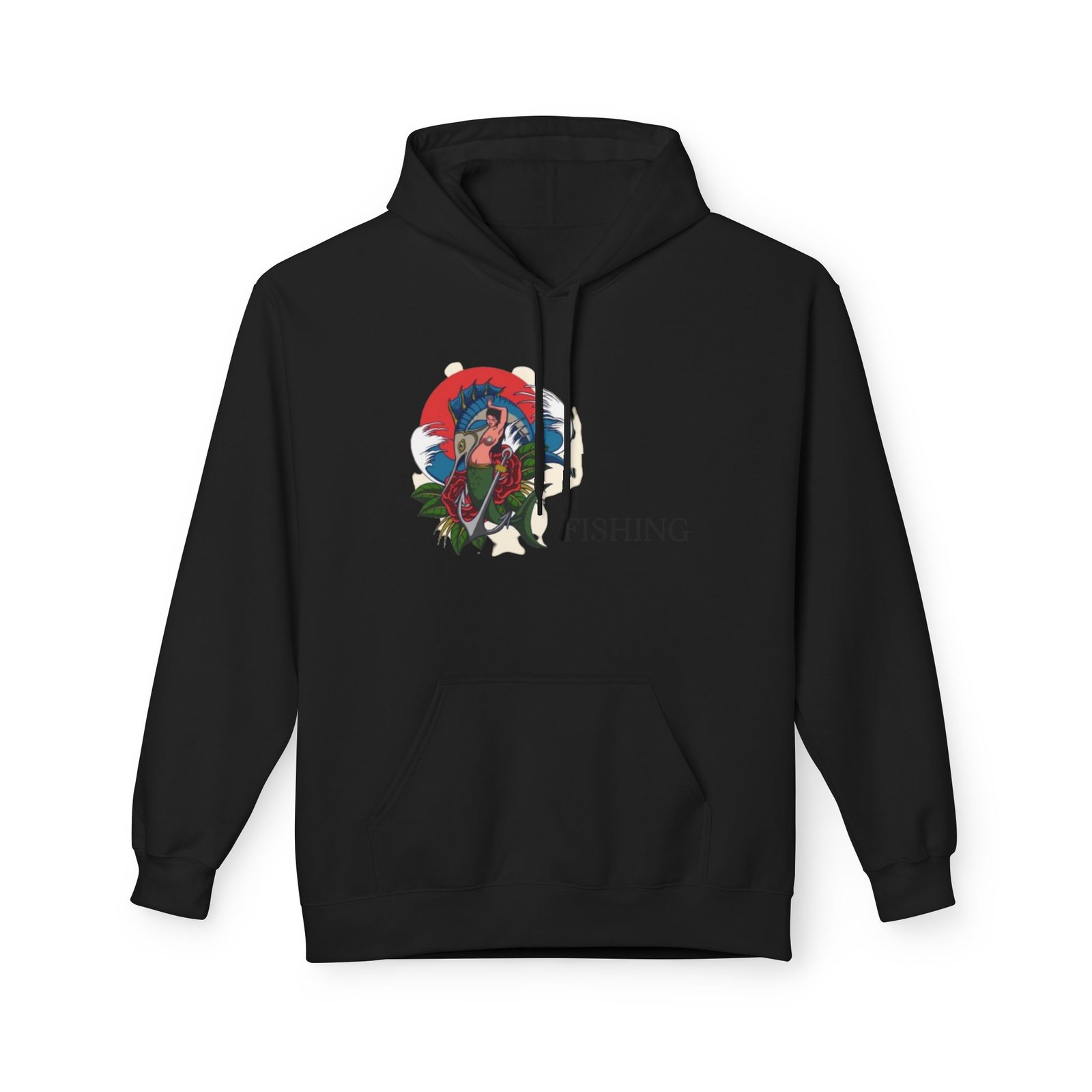 Fishing Adventure Water Sport Fleece Hoodie | Perfect Gift for Anglers, Outdoor Enthusiasts, Fishing Trips, Birthdays, and Summer - Image 9