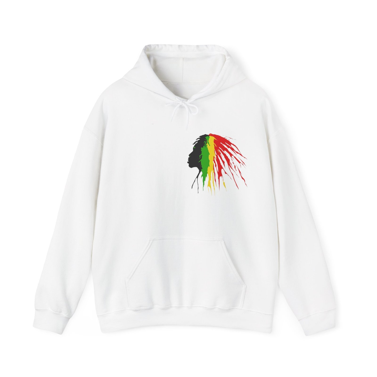 Quote Rasta Reggae Jamaica Hoodie Unisex Heavy Blend™ Hooded Sweatshirt 08
