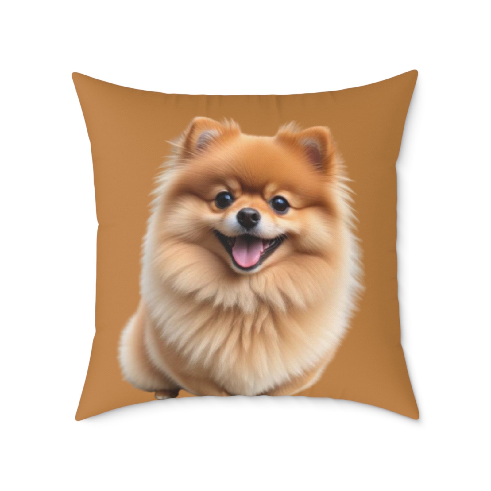 Pomeranian Dog Square Poly Canvas Pillow - Image 17