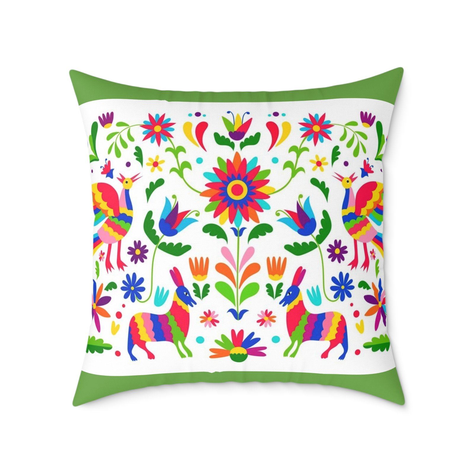 Mexico Square Poly Canvas Pillow - Image 17