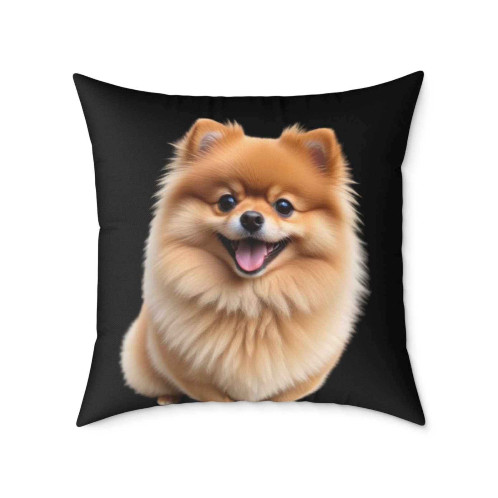Pomeranian Dog Square Poly Canvas Pillow - Image 17