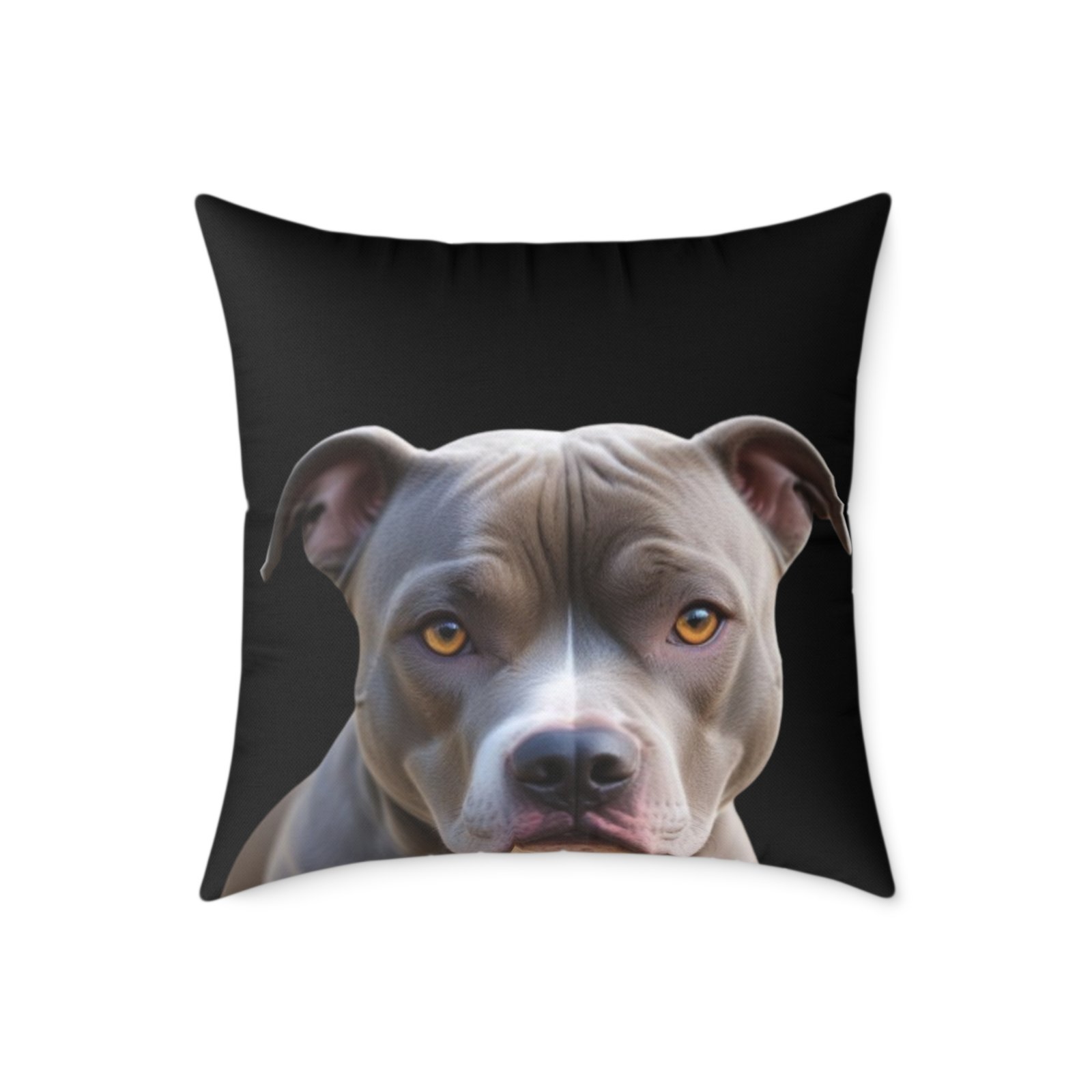 Staffordshire Bull Terrier Square Poly Canvas Pillow - Image 13