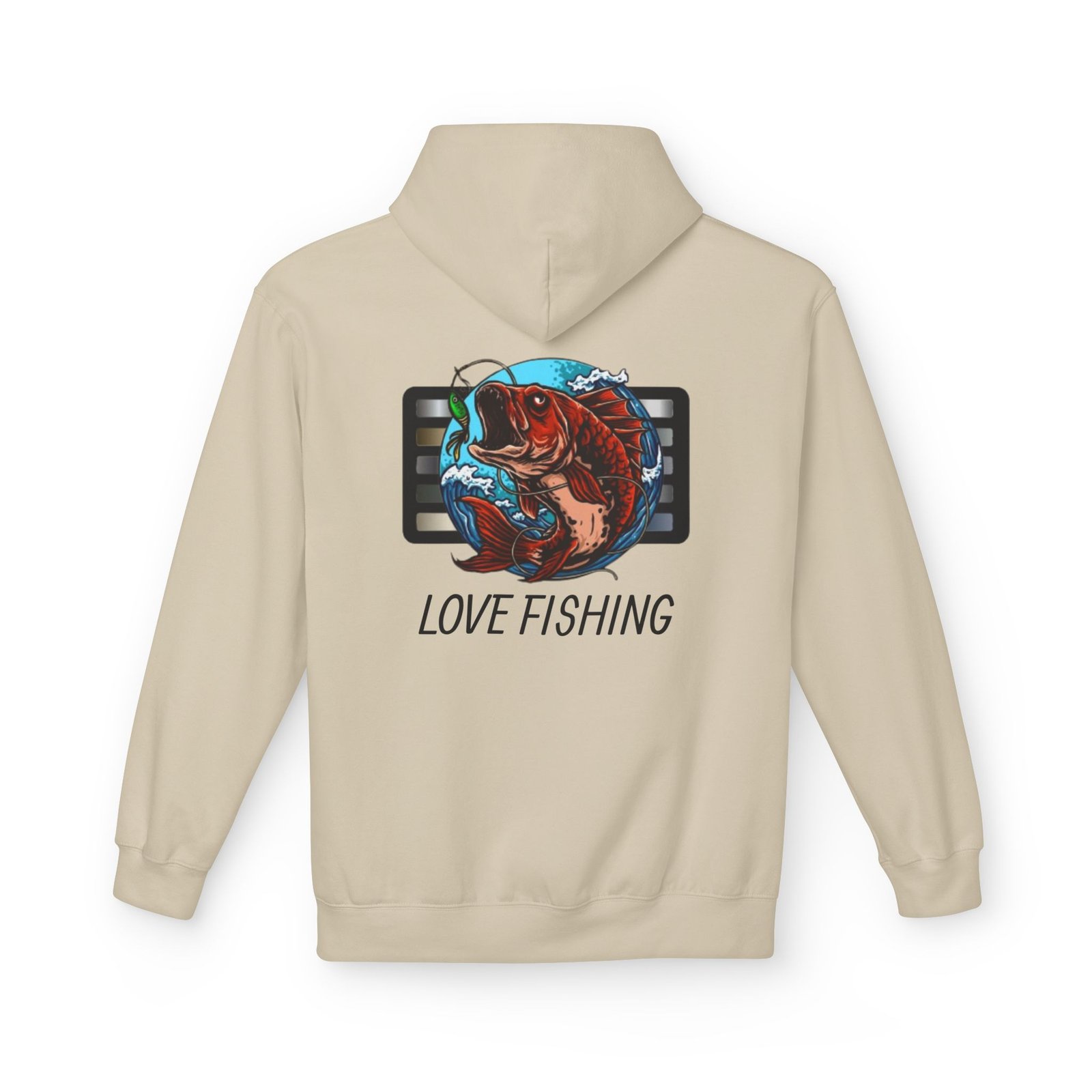 Fishing Adventure Water Sport Fleece Hoodie | Perfect Gift for Anglers, Outdoor Enthusiasts, Fishing Trips, Birthdays, and Summer - Image 10