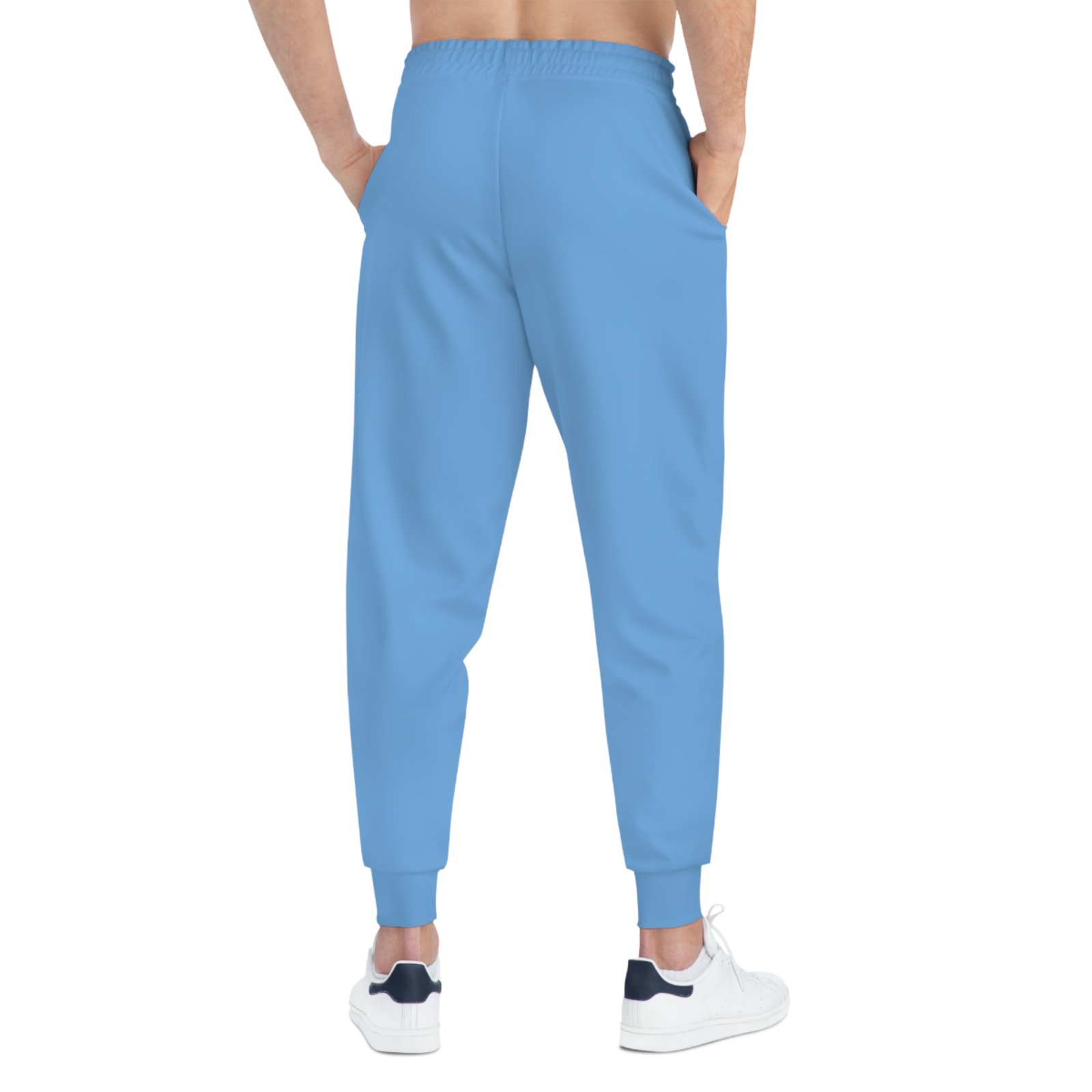 Athletic Joggers with MG Design, Comfortable Jogging Pants, Sportswear Gift, Activewear, Fitness Apparel, Red Joggers - Image 4