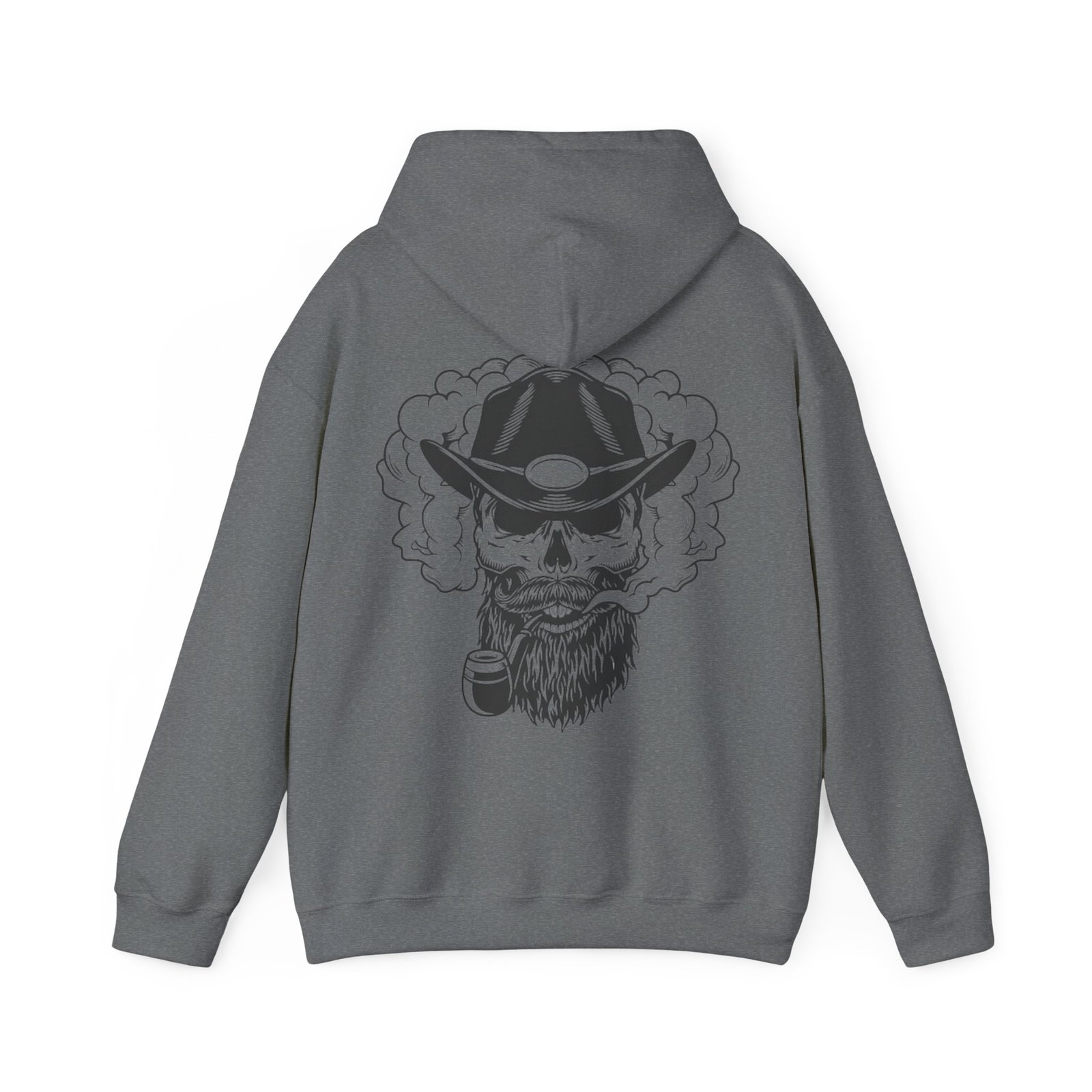 Gangster Skull Tattoo Hooded Sweatshirt. Unisex Heavy Blend™ Hooded Sweatshirt - Image 30
