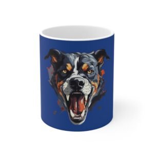 Bull Terrier Ceramic Coffee Cups, 11oz, 15oz
