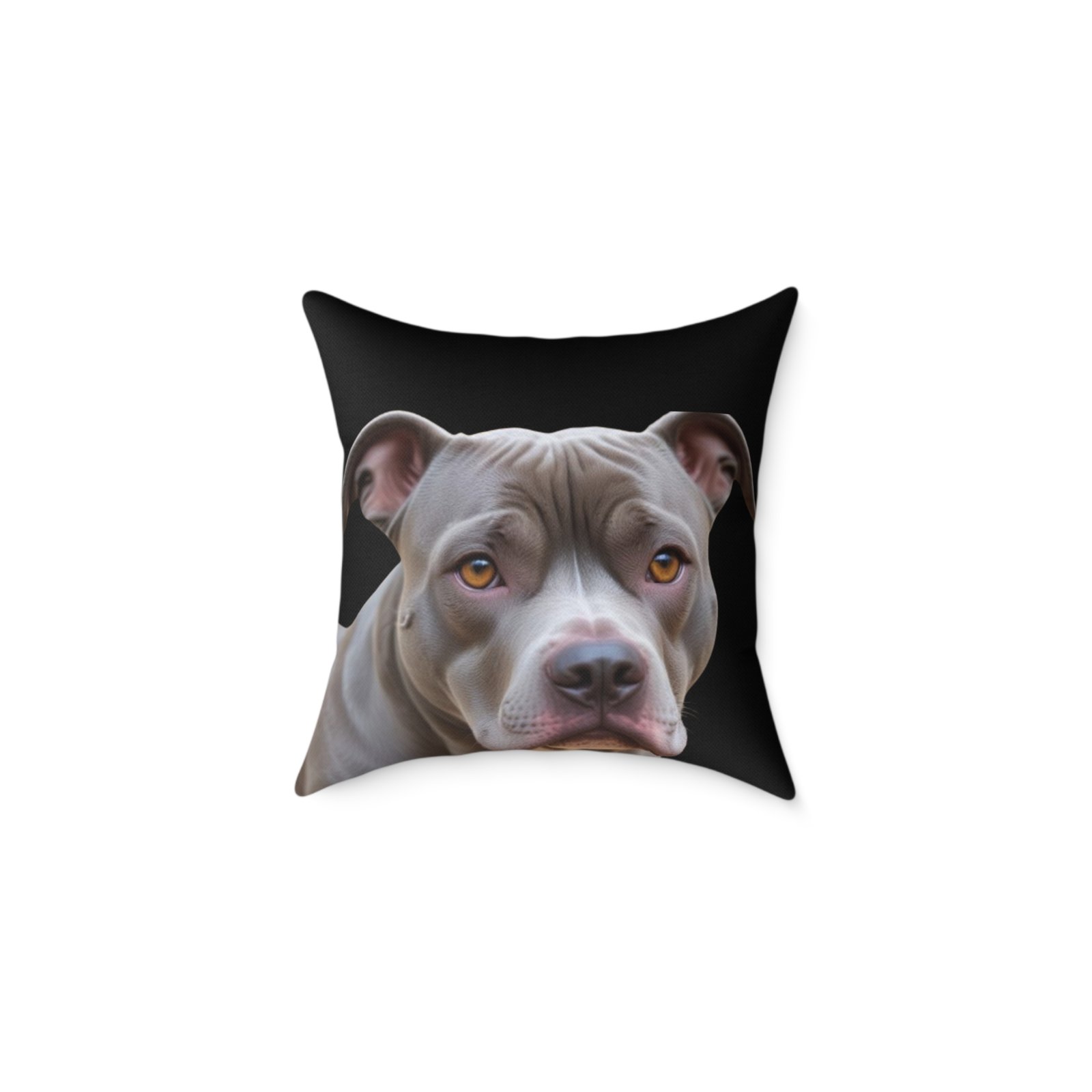 Staffordshire Bull Terrier Square Poly Canvas Pillow - Image 5
