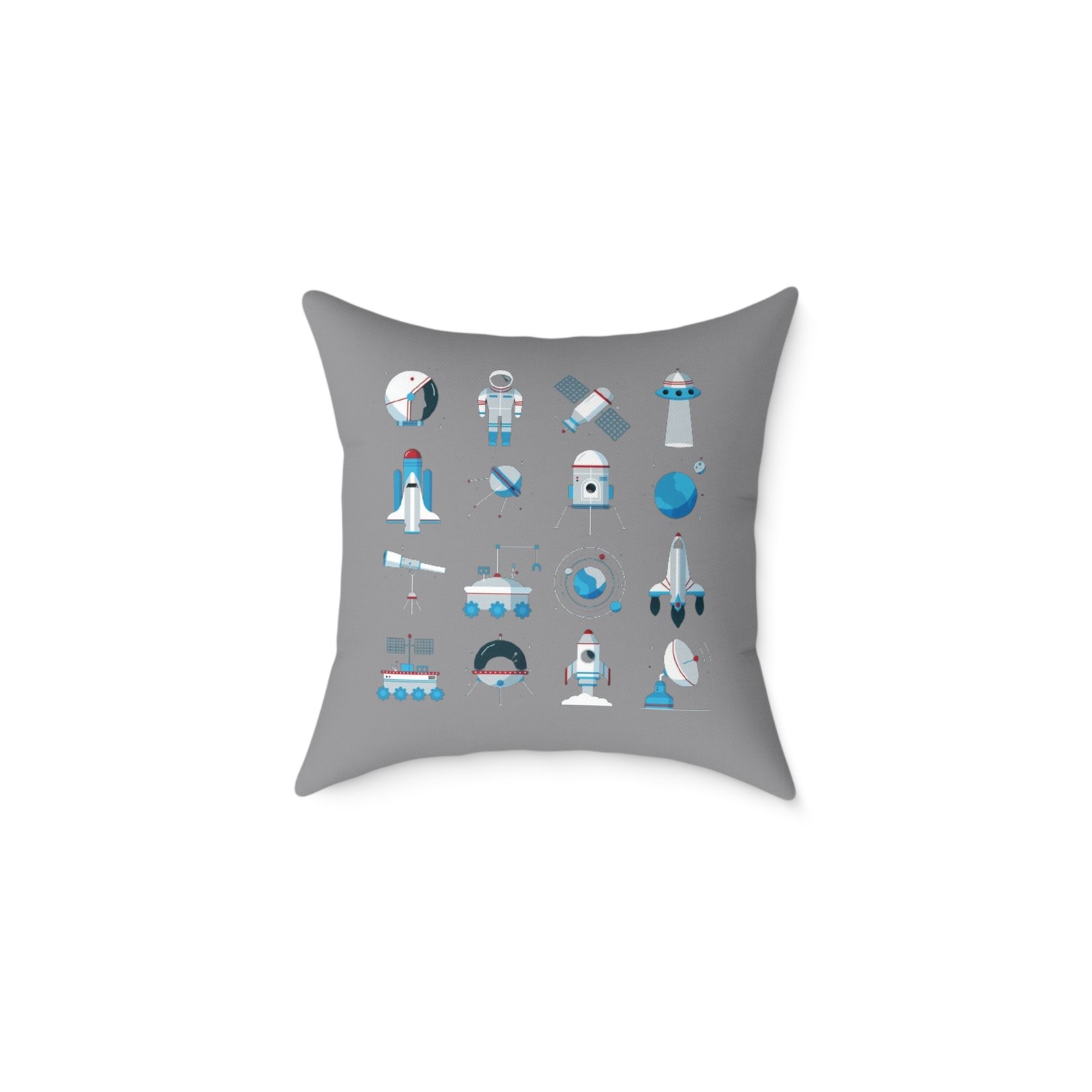 Outer Space Square Poly Canvas Pillow - Image 5