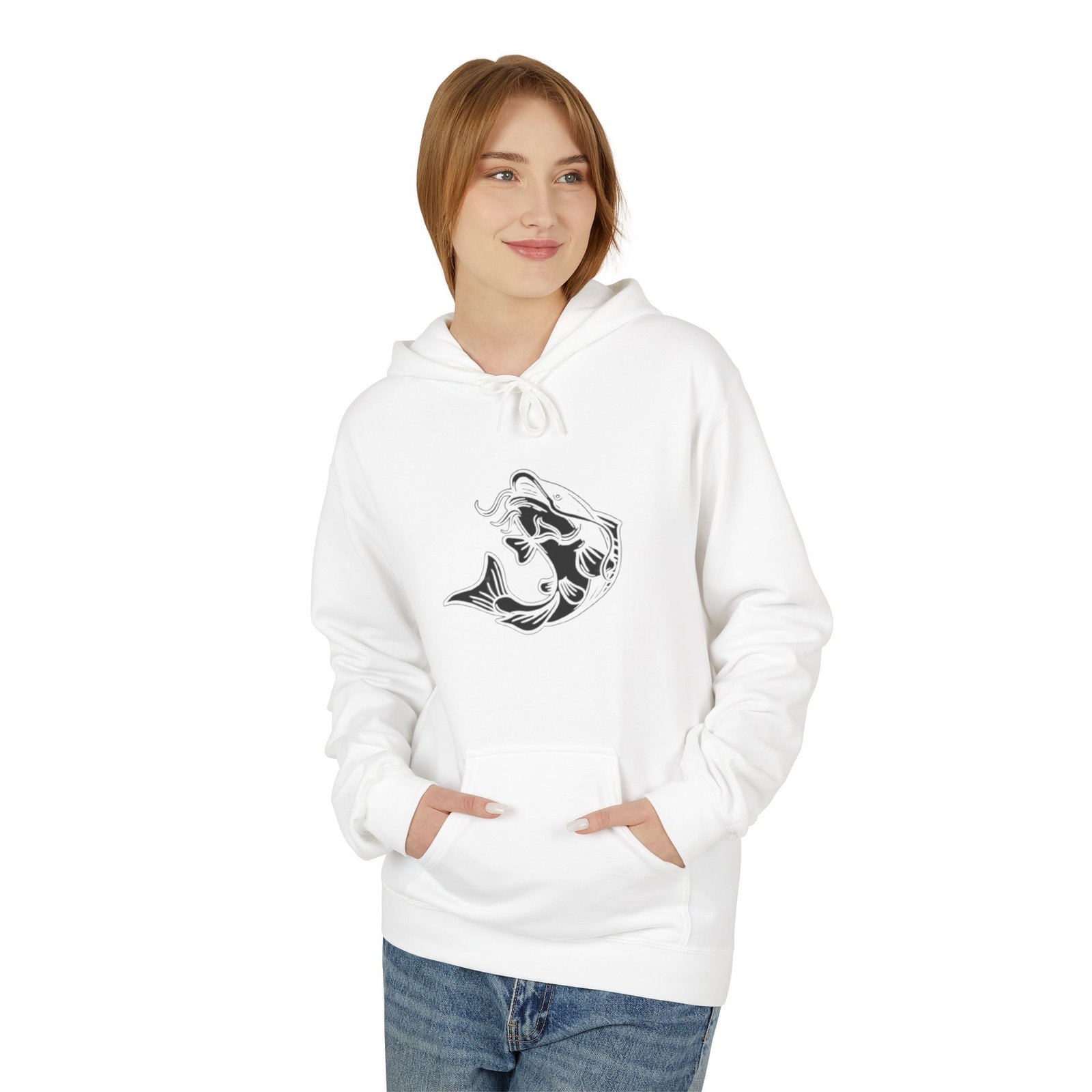 Fishing Adventure Water Sport Fleece Hoodie | Perfect Gift for Anglers, Outdoor Enthusiasts, Fishing Trips, Birthdays, and Summer - Image 3