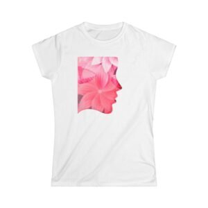 Flower Face Soft style Tee