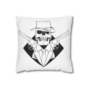 Gangster Square Poly Canvas Pillowcase