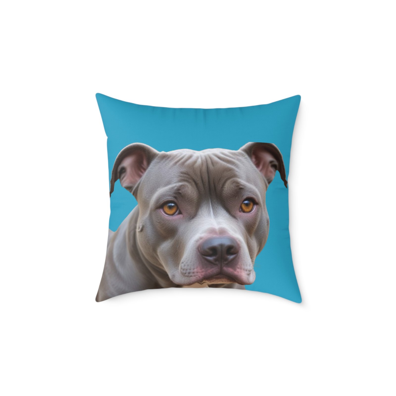 Staffordshire Bull Terrier Square Poly Canvas Pillow - Image 9