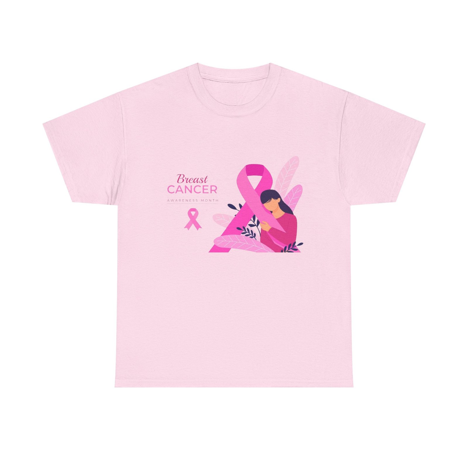 Breast Cancer Awareness Unisex Heavy Cotton Tee - Image 61
