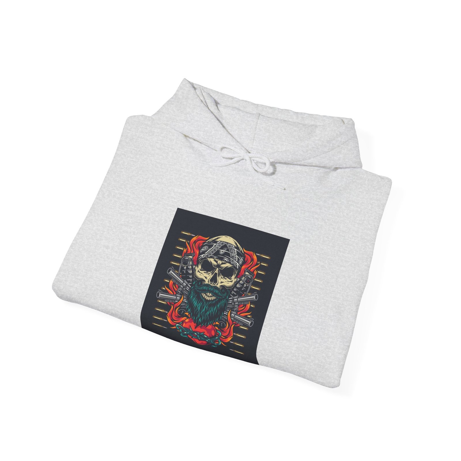 Skull Tattoo Unisex Heavy Blend™ Hooded Sweatshirt - Image 8