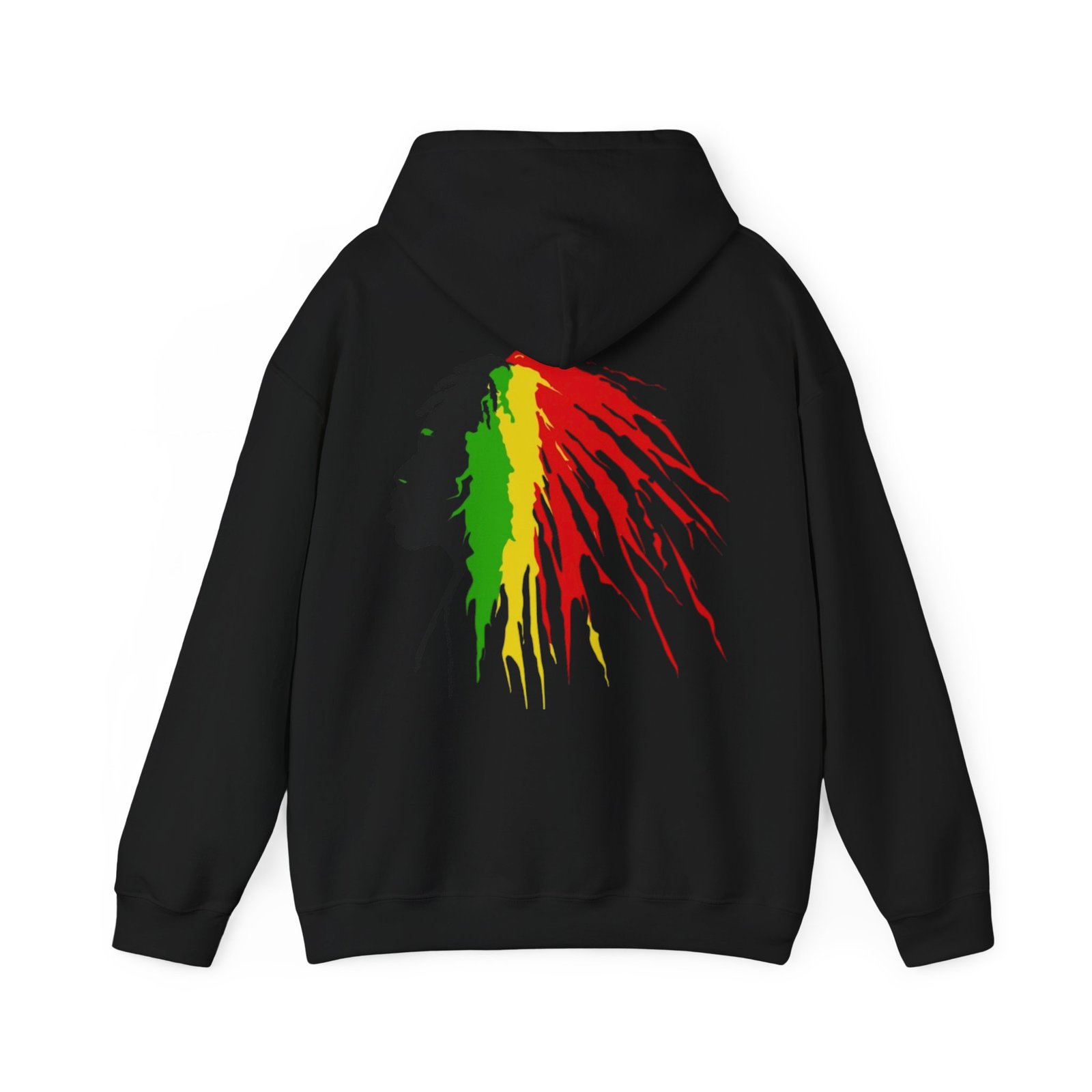 Quote Rasta Reggae Jamaica Hoodie Unisex Heavy Blend™ Hooded Sweatshirt 08 - Image 10