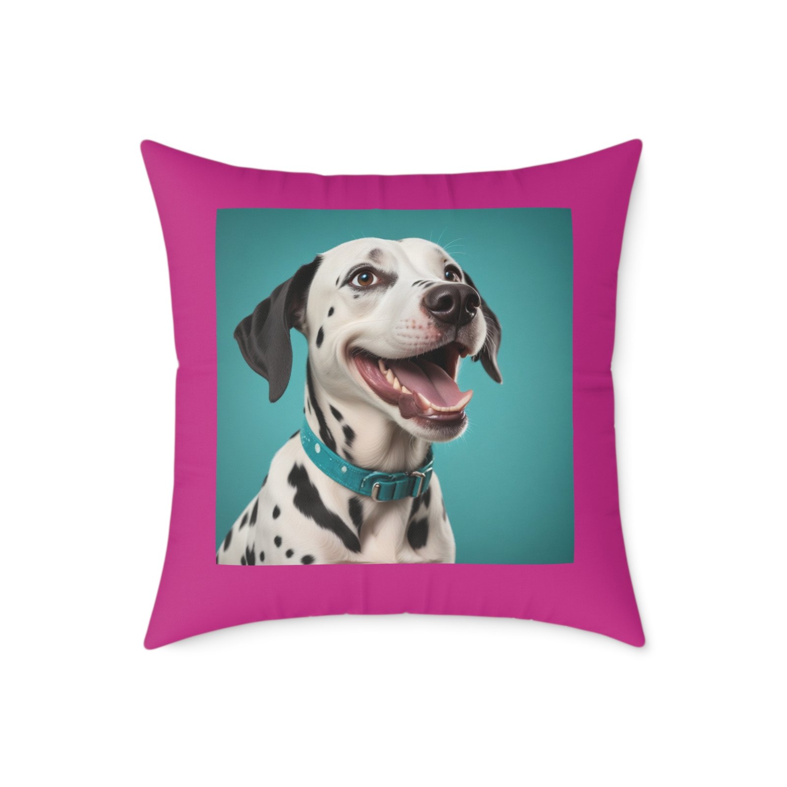Dalmatian Square Poly Canvas Pillow 08 - Image 13