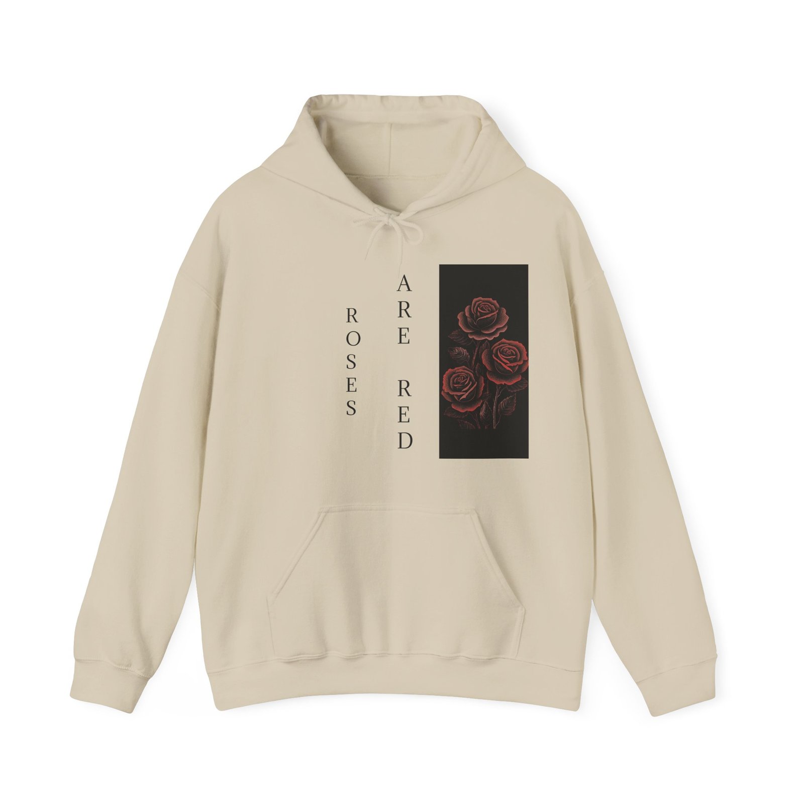 Skull Roses Tattoo Flowers Hoodie, Gothic Sweatshirt, Edgy Pullover, Dark Floral - Image 13
