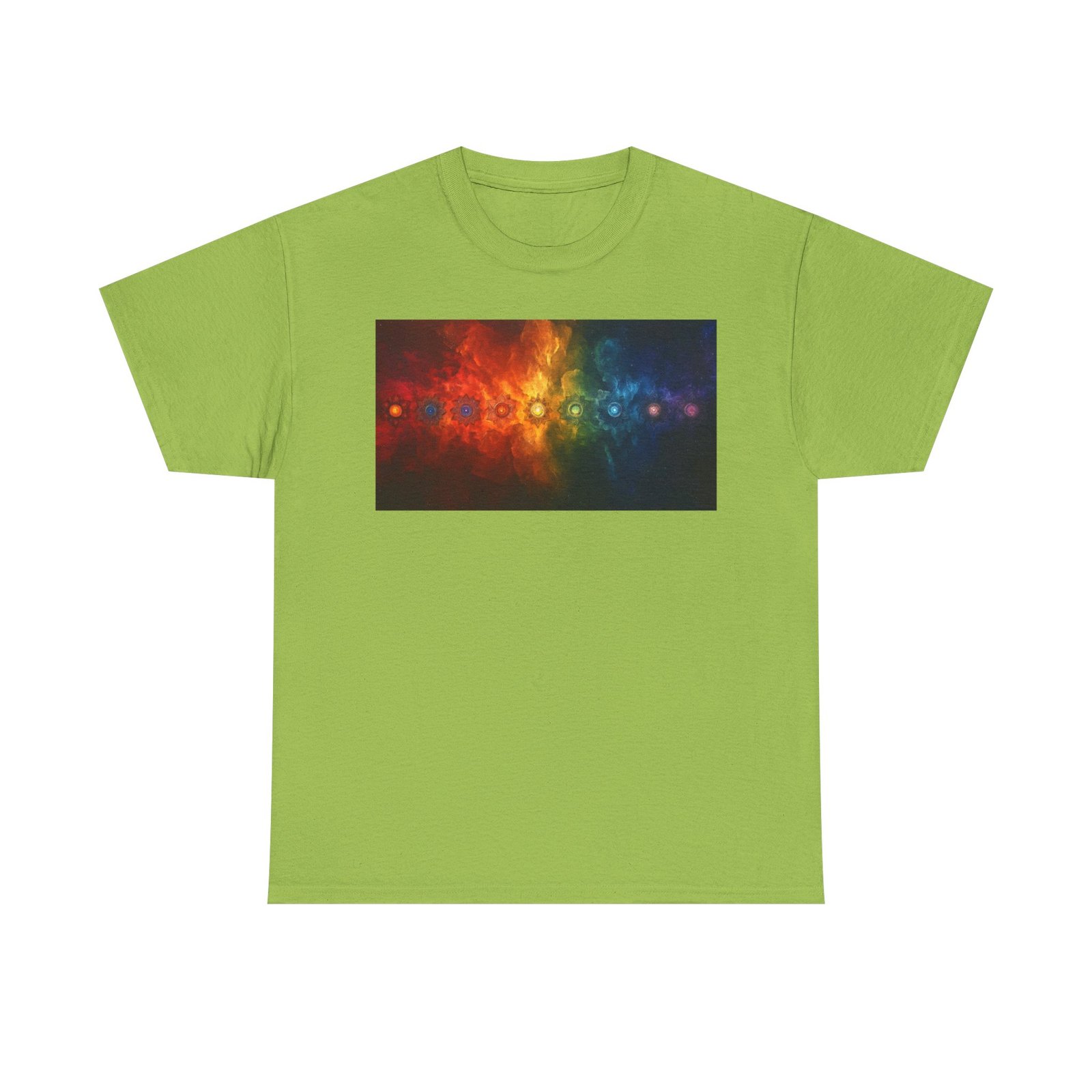Chakras Yoga Unisex Heavy Cotton Tee - Image 41