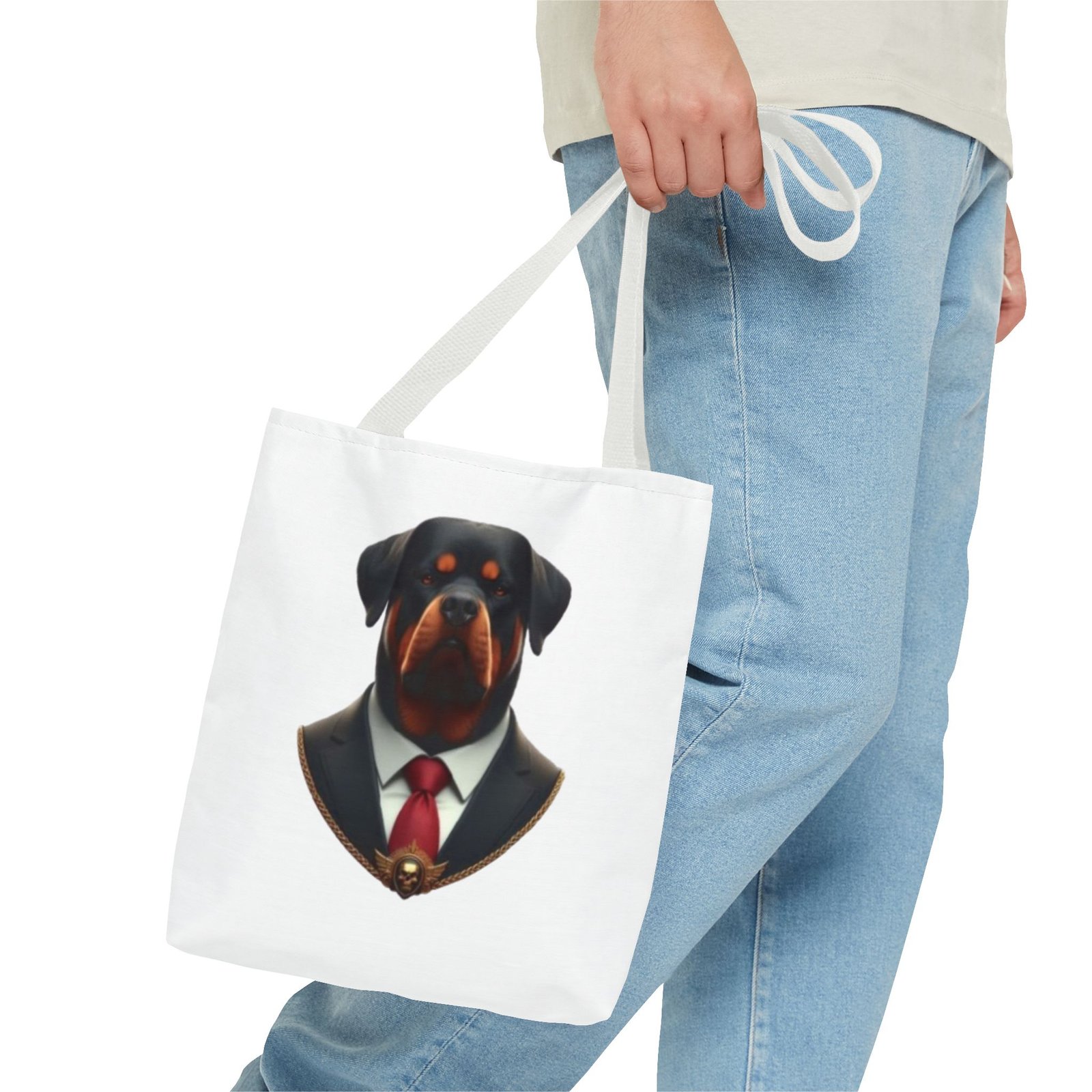 Rottweiler Dog Tote Bag - Stylish Dog Lover's Accessory - Image 11