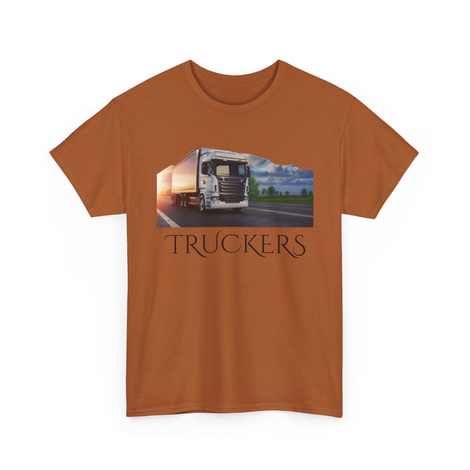 Truckers Lorry Transport Truckers Lorry Unisex Heavy Cotton Tee - Truckers Life, Casual Tee, Truck Driver Gift, Travel Apparel, Road Trip Shirt, Everyday Comfort - Image 15