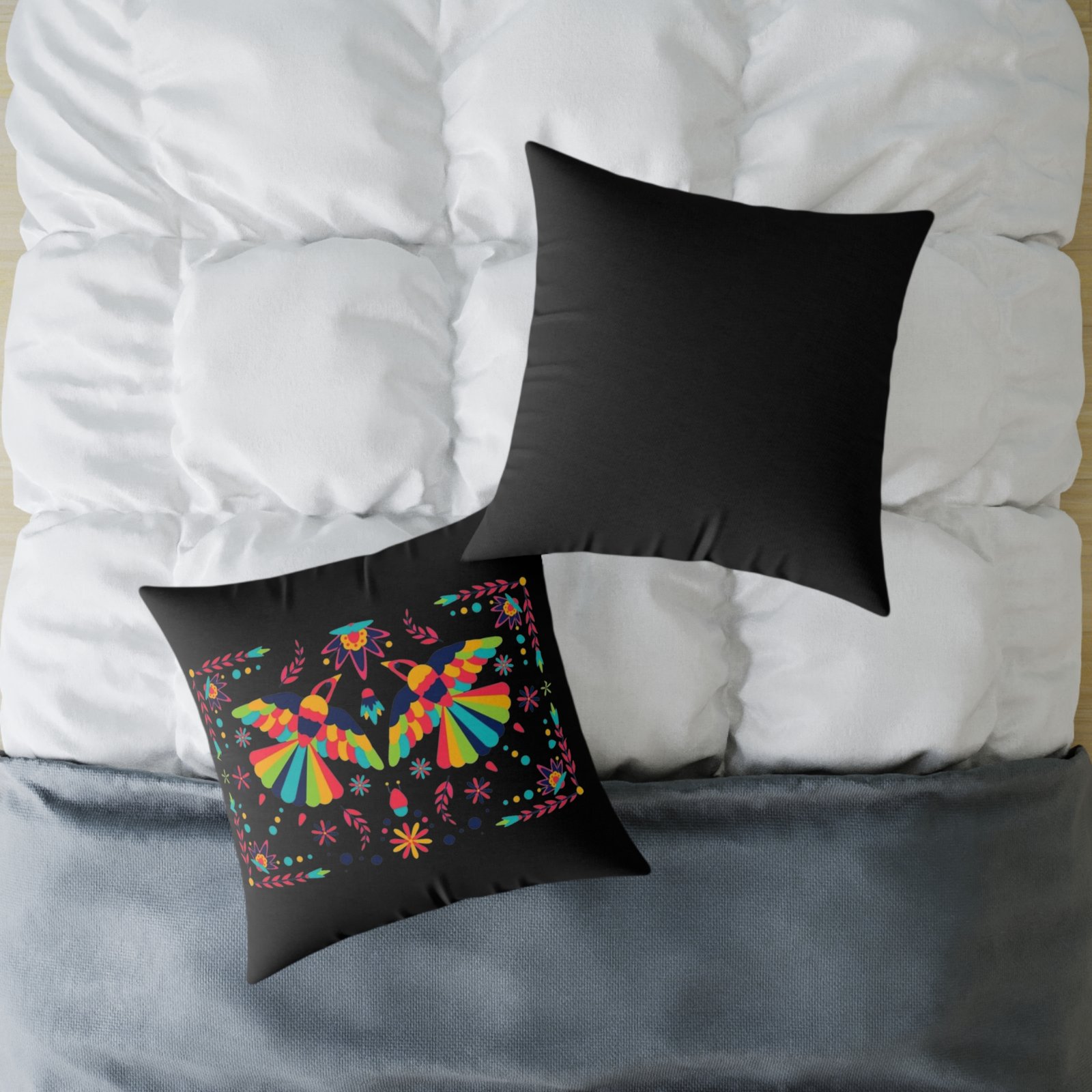 Mexico Square Poly Canvas Pillow - Image 16