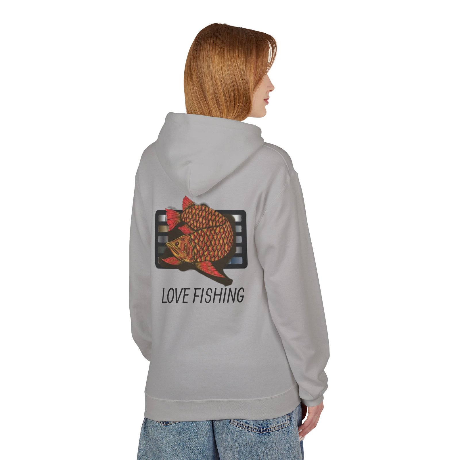 Fishing Adventure Water Sport Fleece Hoodie | Perfect Gift for Anglers, Outdoor Enthusiasts, Fishing Trips, Birthdays, and Summer - Image 8