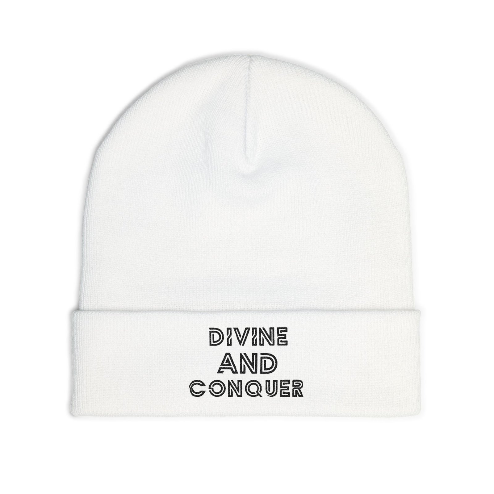 Good Vibes Quotes Knit Beanie (Embroidery) - Image 7