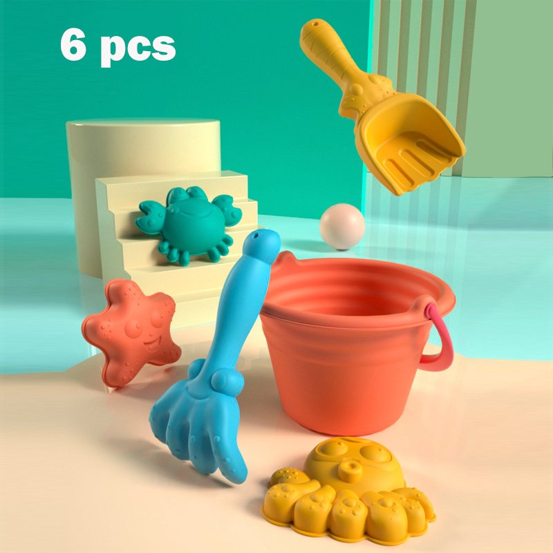 Beach Sand Toys Set with Water Wheel Dump Truck Bucket Shovels Rakes Watering Can Molds Outdoor Tool Kit for Kids Toddlers Boys and Girls - Image 8