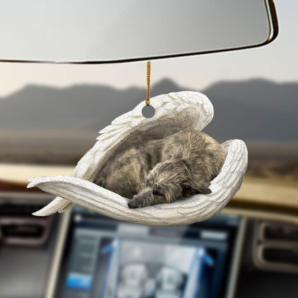 Angel Pet Dog Car Rearview Mirror Decoration Pendant Acrylic Flat Backpack Accessories - Image 3