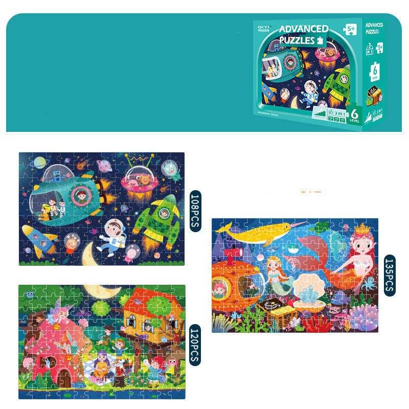 Advanced Educational Puzzles Early Childhood Educational Enlightenment Toys - Image 6