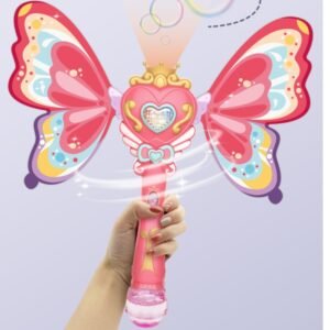 Kids Magic Wand Cute Party Water Bubble Machine Gun Blower Toy Electric Magic Wedding Soap Bubble Pomperos Outdoor Toy