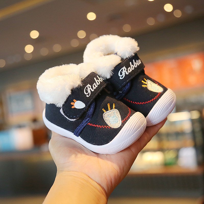 Baby Cotton Shoes, Toddler Shoes 0-2 Years Old 1 Soft Sole - Image 6