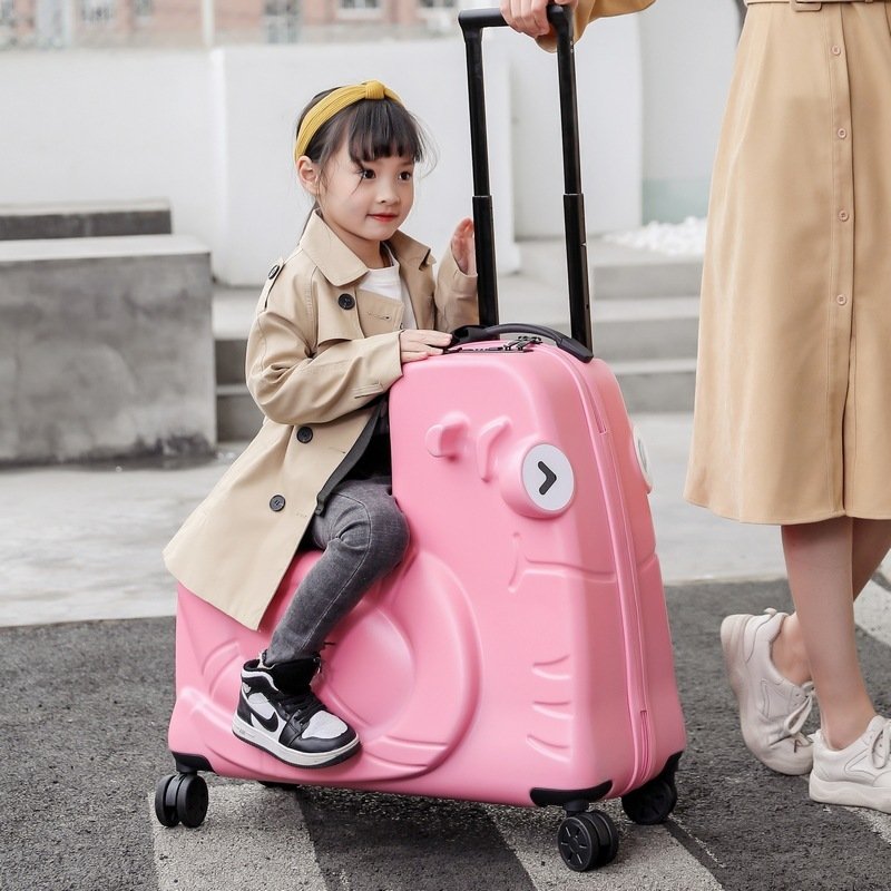 Children Can Sit On The Trolley Ride Suitcase - Image 4