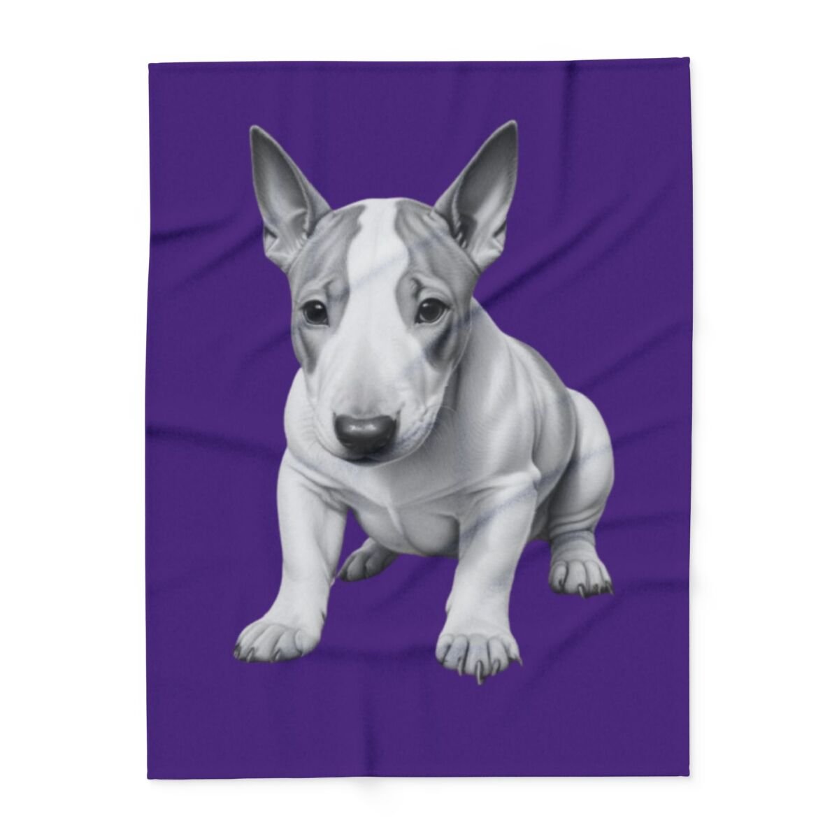 English Bull Terrier Puppy Arctic Fleece Blanket - Image 9