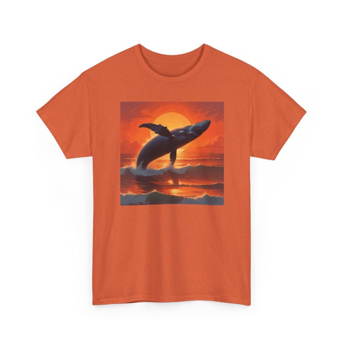 Save The Whales Unisex Heavy Cotton Tee - Image 31