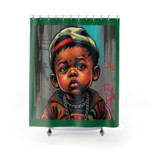 Shower Curtains - Cartoon Ethnic Graffiti Art
