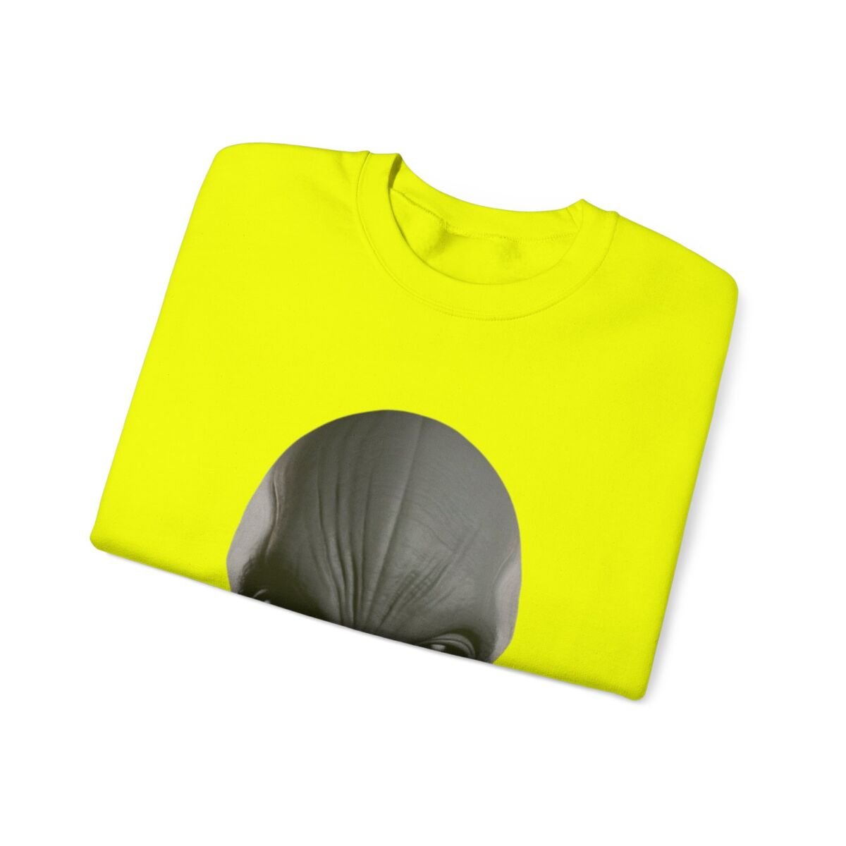 C ute A lien Pr in t Unise x Heavy Blend™ Crewneck Sweatshirt Alien Hoodie , Cute Alien Gif t, Sweater, Unique Sweatshirt, prin t Hoodie. - Image 27